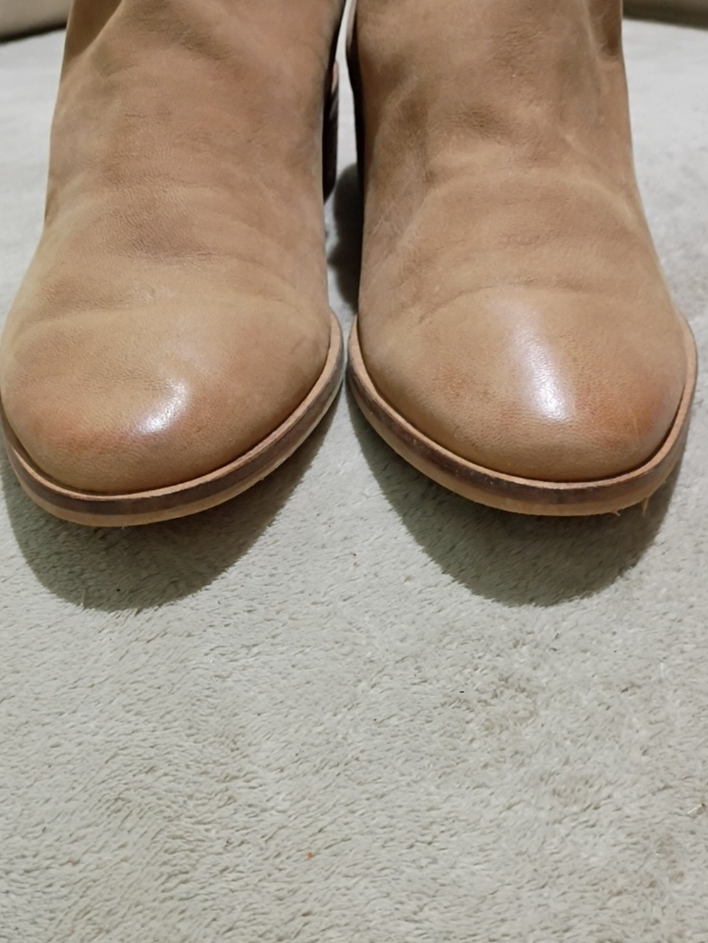 Dolce Vita Blush Taupe Suede Ankle Bootie - Picture 8 of 9
